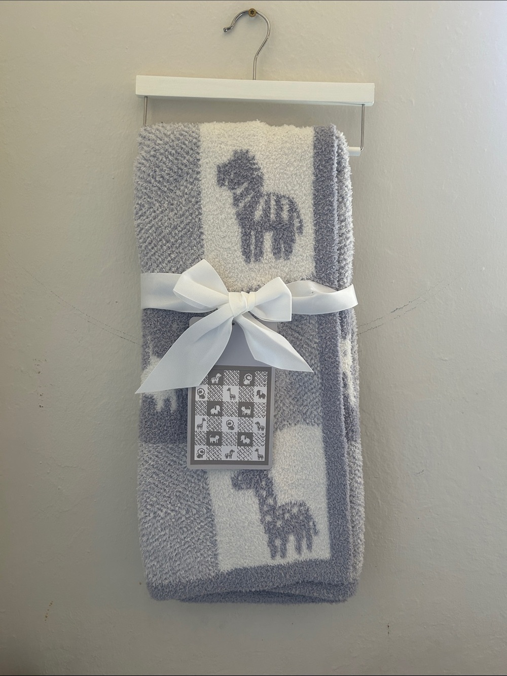Tahari | Plush Chenille Safari Baby Blanket